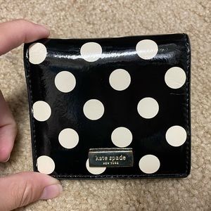 Kate Spade polka dot wallet